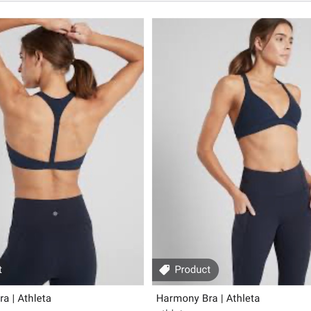 ATHLETA | 2 pack Harmony bra size M
